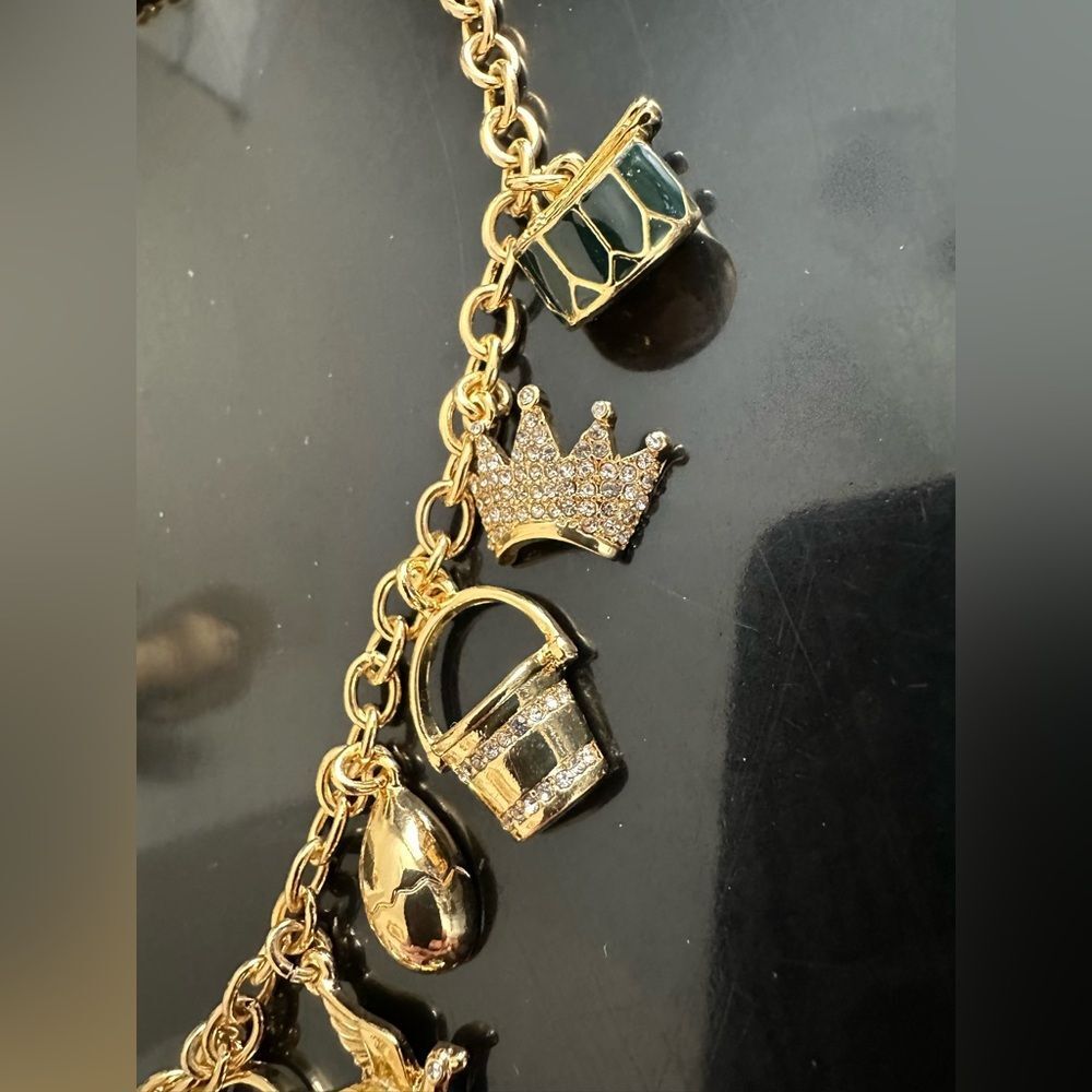 Talbots 12 Days of Christmas Charm Necklace - Picture 5 of 10